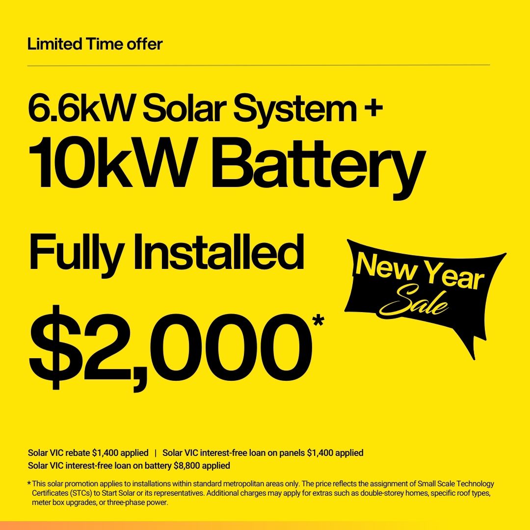 Solar Battery New Year Offer